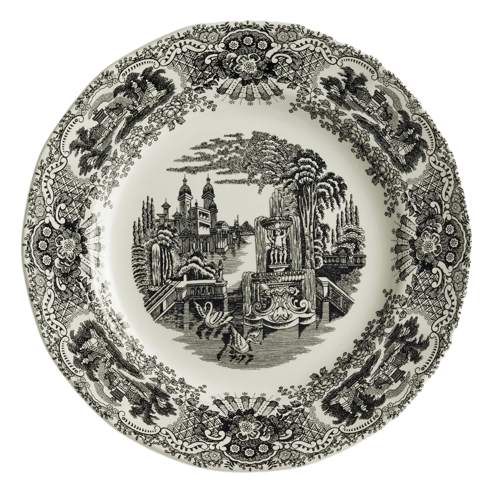 Negro Vistas Dinner Plate