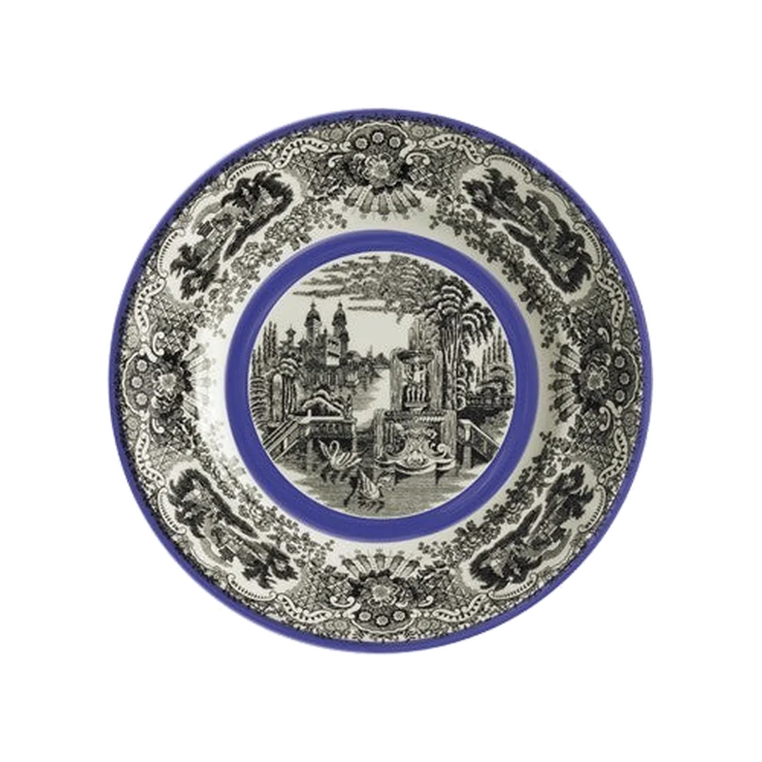 N. Vistas Azul A. Stewart Cake Plate