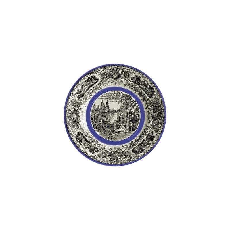 N. Vistas Azul A. Stewart Cake Plate