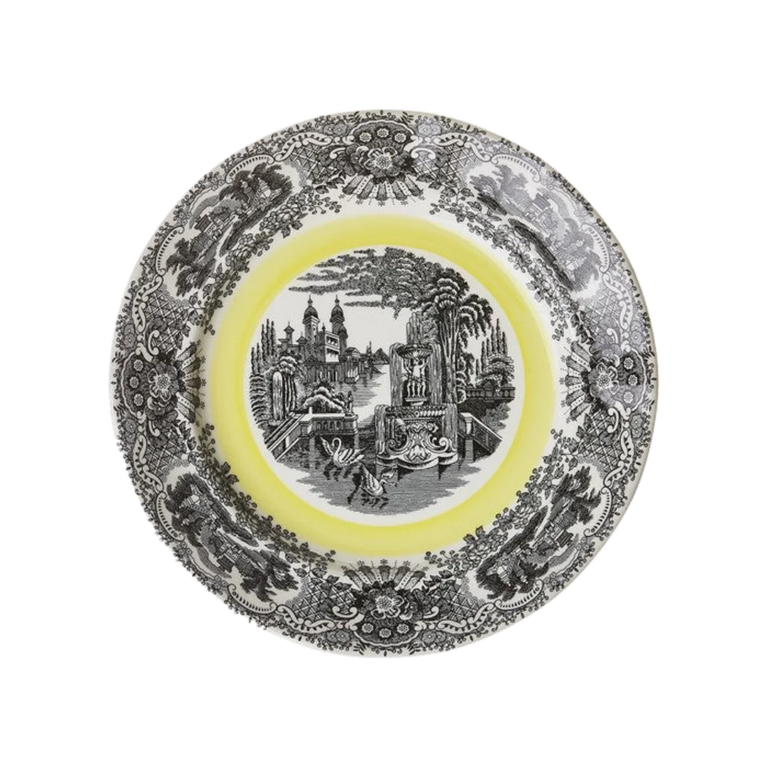 N. Vistas Amarillo A. Stewart Dessert Plate