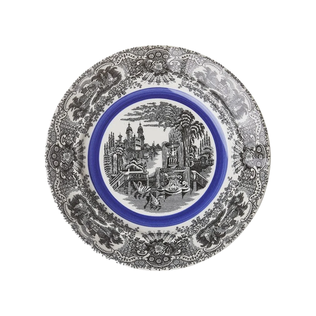 N. Vistas Azul A. Stewart Dessert Plate