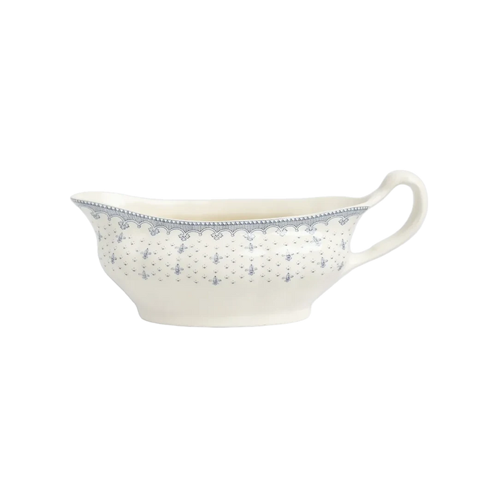 Flor de Lis Azul Gravy Boat