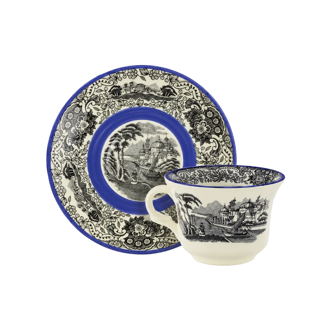 N. Vistas Azul A. Stewart Coffee Cup and Saucer
