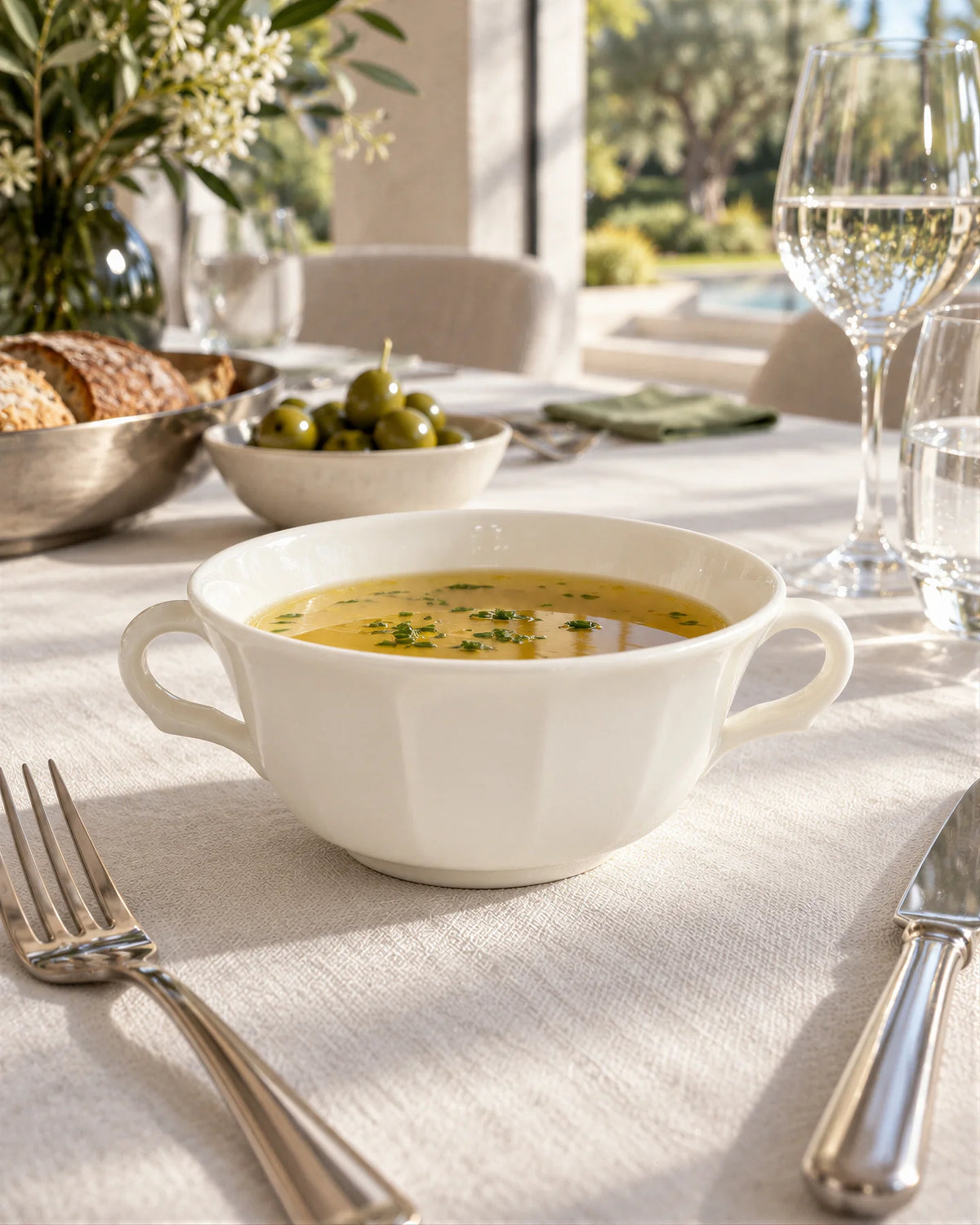 Aurora Blanca Consommé Cup