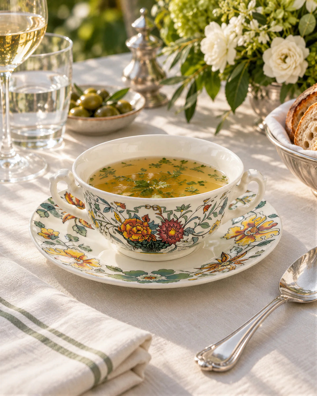 Bellavista Consommé Cup and Saucer