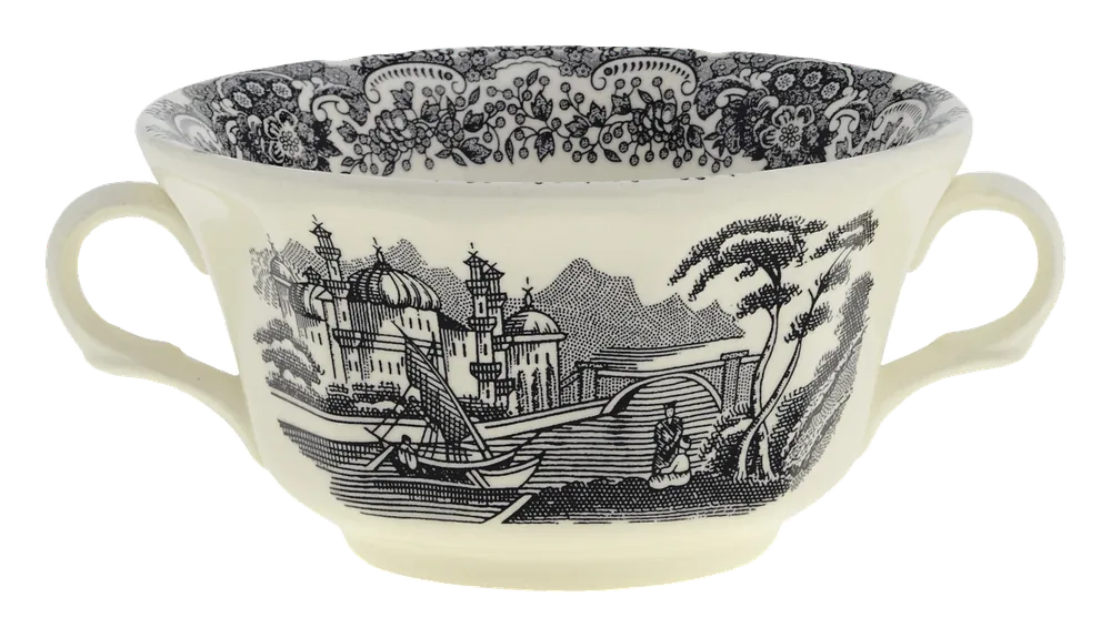 Taza Consome Negro Vistas