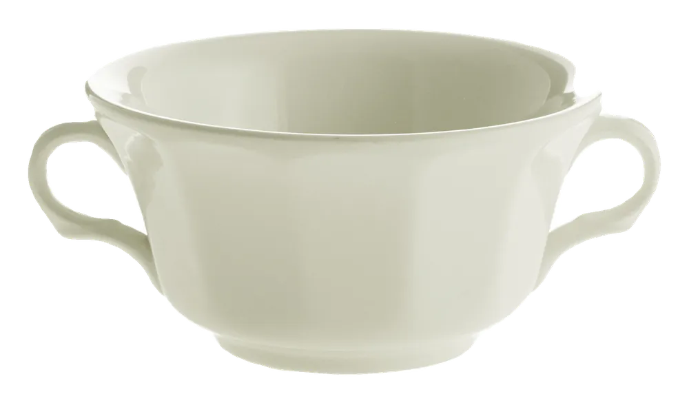 Ochavado Blanco Consommé Cup and Saucer