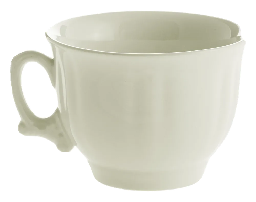 Ochavado Blanco Breakfast Cup and Saucer