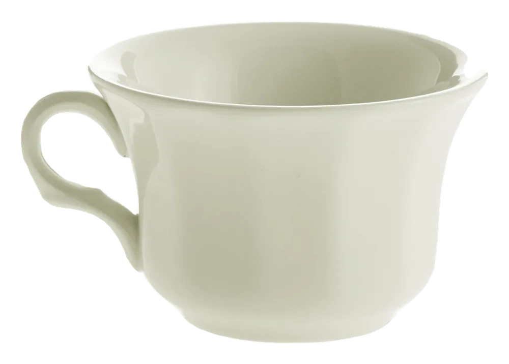 Ochavado Blanco Teacup and Saucer