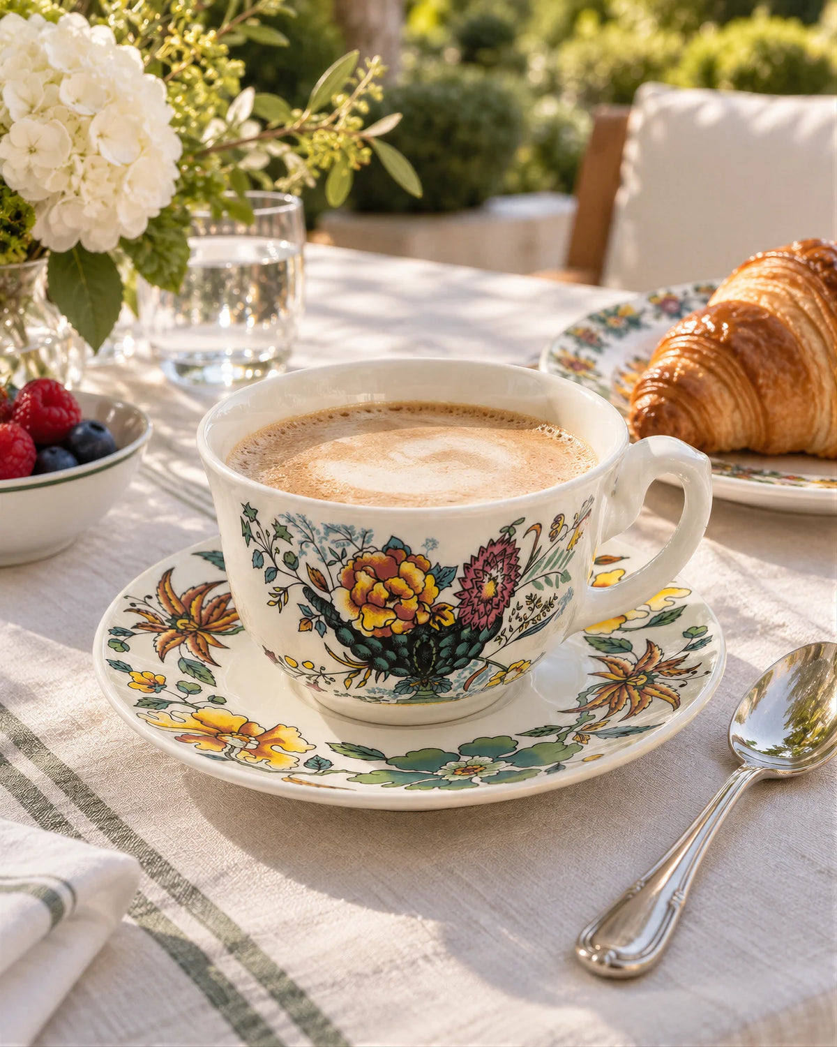Taza Desayuno Con Platillo Bellavista