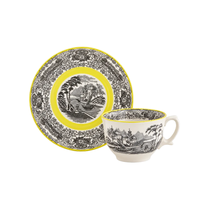 N. Vistas Amarillo A. Stewart Breakfast Cup and Saucer