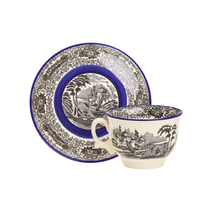 N. Vistas Azul A. Stewart Breakfast Cup and Saucer