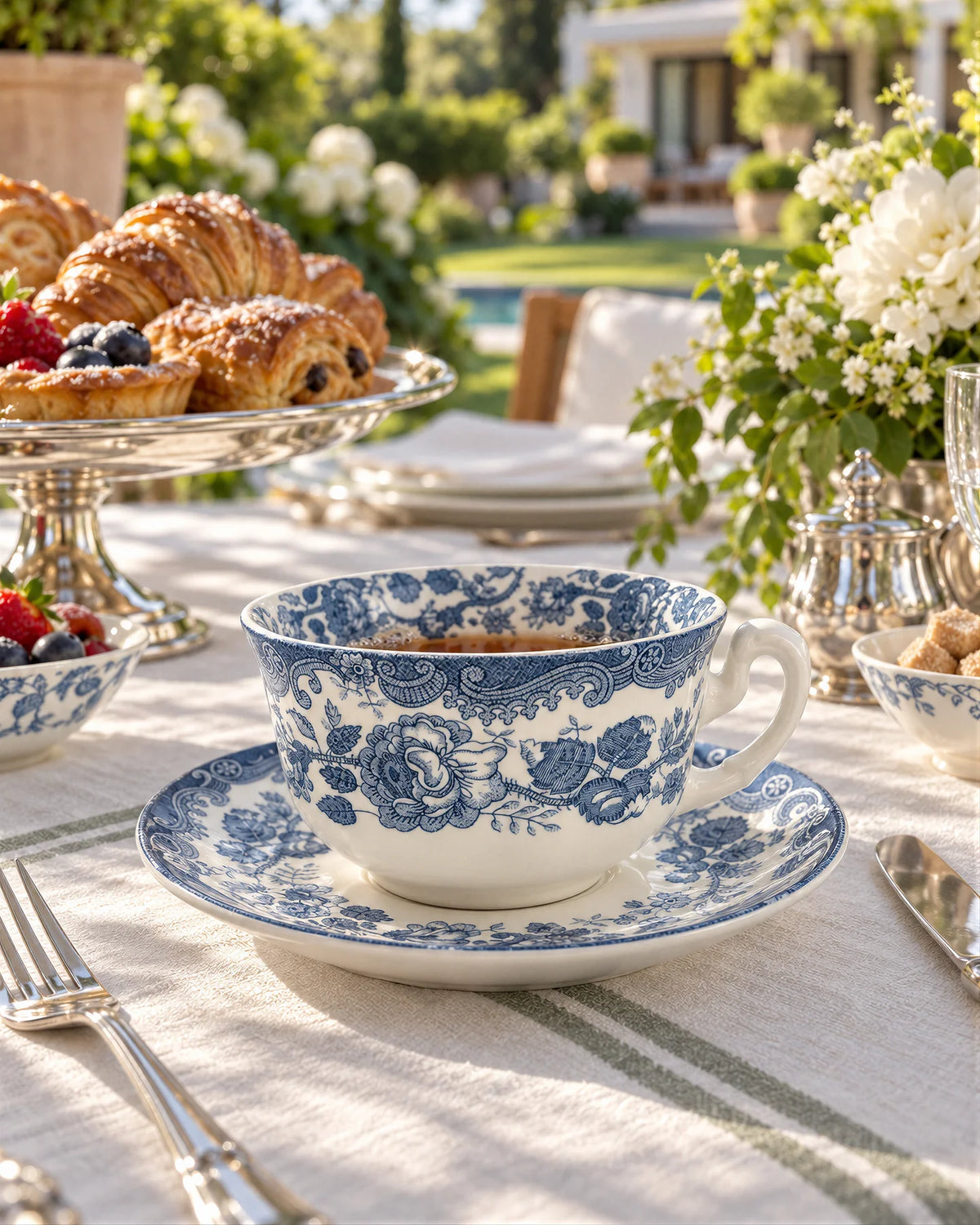 Ceilán Teacup and Saucer