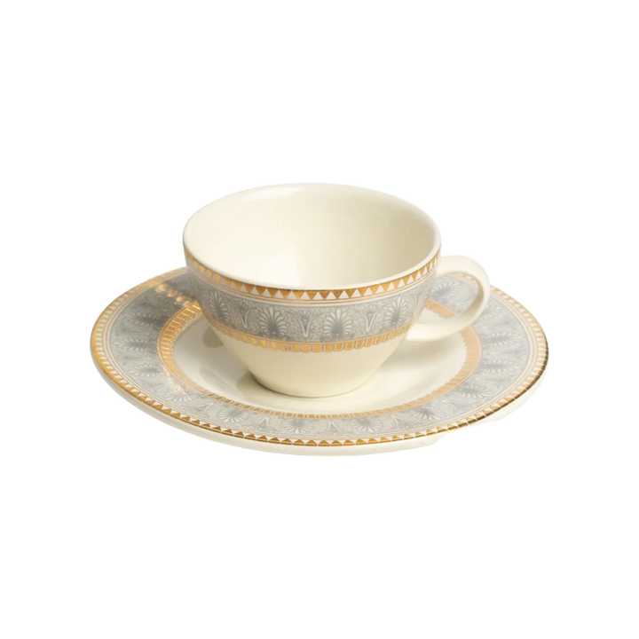 Taza de té Áurea con platillo