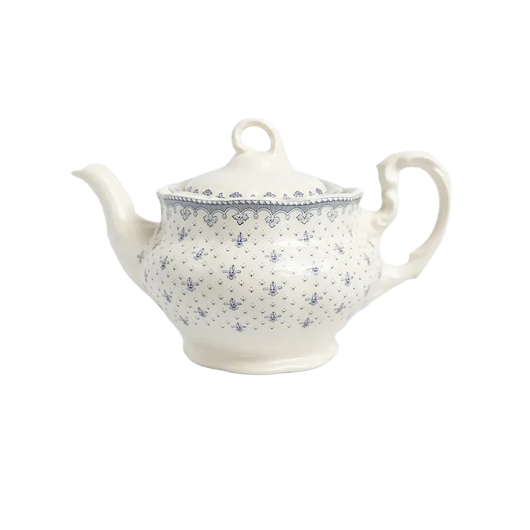 Flor de Lis Azul Teapot