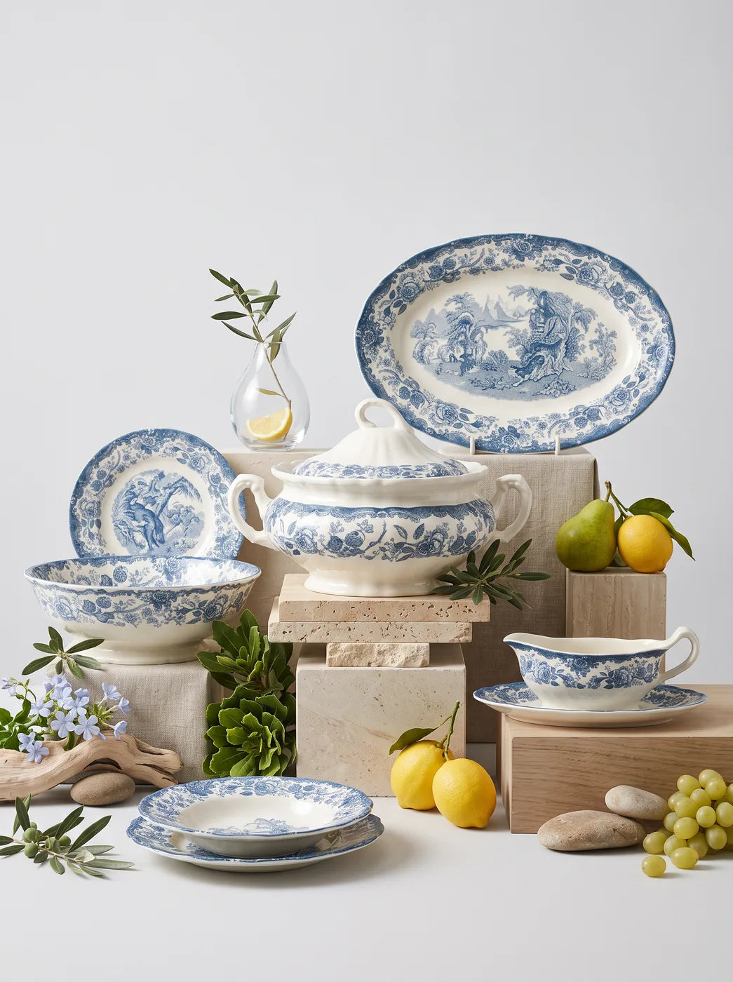 Ceilán Dinner Service — La Cartuja de Sevilla