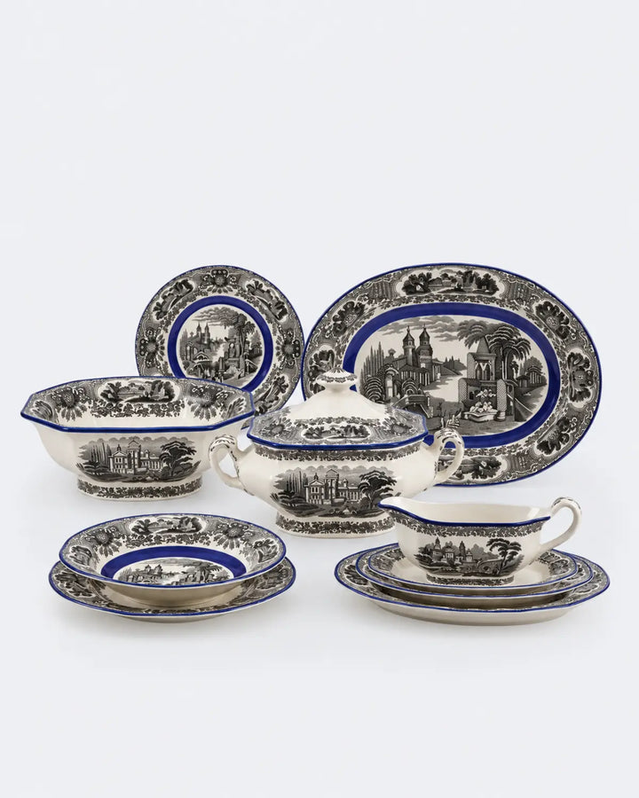N. Vistas Azul A. Stewart Dinner Service